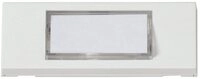 Heidemann T&uuml;rklingelknopf Heidemann 70060 Klingelplatte mit Namensschild 1fach