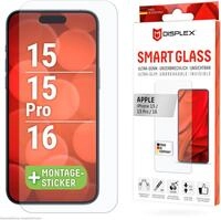 Displex Displayschutzglas Smart Glass Screen Protection f&uuml;r Apple iPhone 15, Apple