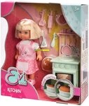 SIMBA Anziehpuppe Puppe Evi Love mit Kitchen K&uuml;che 105733998