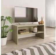 vidaXL TV-Board vidaXL TV-Schrank Sonoma-Eiche 80x40x40 cm Holzwerkstoff