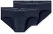 Rioslip SCHIESSER "Cotton Flex", Herren, Gr. 4, blau (801, admiral), Single Jersey,