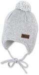 Strickm&uuml;tze STERNTALER "Strickm&uuml;tze", Kinder, Gr. 39, silber (silber meliert),