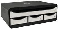 EXACOMPTA Organizer Schubladenbox TOOLBOX MINI 3197213D 4 Sch&uuml;be wei&szlig;