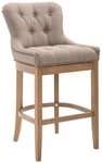 CLP Barhocker Barhocker Lakewood Stoff, Antik-hell