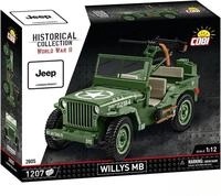 COBI Historical Collection World War II Willys MB & M2 gun 2805