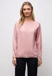 Strickpullover STREET ONE, Damen, Gr. 34, rosa (powder pink meliert), Strick,