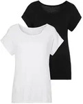 Vivance by Lascana Kurzarmshirt (2er-Pack) aus elastischem Viskose Jersey