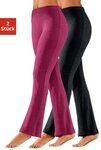 Vivance Active by Lascana Jazzpants (2er-Pack) mit leicht ausgestelltem Bein,