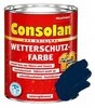 Consolan&nbsp; Holzschutzlasur Consolan Wetterschutz-Farbe 0,75 L nachtblau