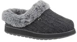 Skechers KEEPSAKES - ICE ANGEL Pantoffel Hausschuh in Strick-Optik grau 35 EU