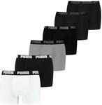 Boxershorts PUMA "PUMA MEN EVERYDAY BOXER", Herren, Gr. L, wei&szlig; (wei&szlig;, grau,