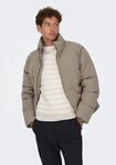 Steppjacke ONLY & SONS "ONSPACK LIFE PUFFER JACKET OTW", Herren, Gr. L, beige