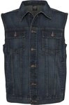 URBAN CLASSICS Jerseyweste Urban Classics Herren Denim Vest (1-tlg)