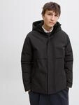 Outdoorjacke JACK & JONES "JPRCCMOON JACKET SN", Herren, Gr. L, schwarz, Web,
