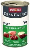 Animonda GranCarno Adult mit Hirsch + &Auml;pfeln 400 g - 6 St&uuml;ck, Nassfutter...