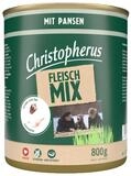 Christopherus Fleischmix mit Pansen 800 g - 6 St&uuml;ck, Nassfutter f&uuml;r: Hund