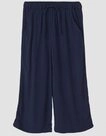 s.Oliver Culotte Hose Wide-Leg-Hose aus crinkled Viskose mit Elastikbund