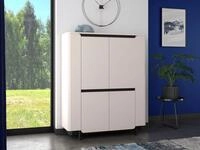 FORTE Vitrine Vodol Highboard, Soft Close, ABS Kanten