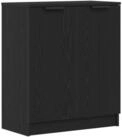vidaXL Sideboard Sideboard Schwarz Eichen-Optik 60 x 30 x 70 cm Holzwerkstoff...