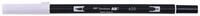 TOMBOW Pinselstift ABT Dual Brush Pen, (lilac), zwei Spitzen, f&uuml;r Hand...