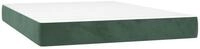Boxspringmatratze Taschenfederkernmatratze Mittel Dunkelgr&uuml;n 140x190x20 cm...