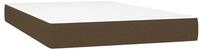 Boxspringmatratze Taschenfederkernmatratze Mittel Dunkelbraun 120x200x20 cm...
