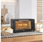 HOMCOM Minibackofen Backofen 10 L 750W 100-230℃ mit Backblech Pizza-Ofen, zum