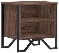 vidaXL Nachttisch Nachttisch Braun Eichen-Optik 40x30x40 cm Holzwerkstoff (1-St)