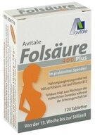 Avitale GmbH FOLS&Auml;URE 400 Plus B12+Jod Tabletten Tabletten, 120 St.