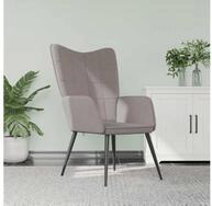 vidaXL Relaxsessel, Relaxsessel Taupe Stoff
