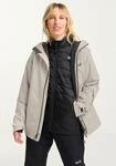 Skijacke JACK WOLFSKIN "FLOWLINE 3IN1 JKT W", Damen, Gr. S (36), beige (palesand),