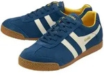 Gola Harrier Suede-Leder marineblau/weiss/gelb Herren Sneaker blau 41 EU