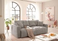ED EXCITING DESIGN Schlafsofa Bullet, mit Bettkasten & 2 Zierkissen