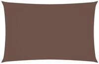 vidaXL Sonnensegel Sonnensegel Oxford-Gewebe Rechteckig 2,5x5 m Braun, (1-tlg)