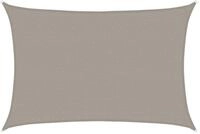 vidaXL Sonnensegel 25 x 4 m Sonnensegel 160 gm&sup2; Rechteckig Hellgrau 2,5x4 m...