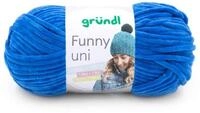 Gr&uuml;ndl Funny Chenille Wolle uni einfarbig zum Stricken H&auml;keln, Chenillegarn