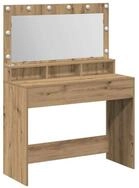 vidaXL Schminktisch Schminktisch Artisan-Eiche 100 x 41 x 135 cm Holzwerkstoff...