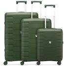 RONCATO Trolleyset Skyline 2.0 Neon, 4 Rollen, (3-teilig, 3 tlg), Polypropylen
