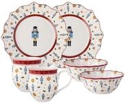 Villeroy & Boch Geschirr-Set Toy's Delight Fr&uuml;hst&uuml;cks-Set f&uuml;r 2 Nussknacker 6tlg,