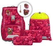 Step by Step Schulranzen Schulranzen-Set GIANT Wild Horse Nora 5-teilig...