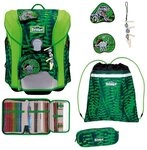 Scout Schulrucksack Scout Micro Schulranzen-Set 4 teilig Danger Dino