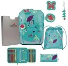 DerDieDas&reg; Schulranzen ErgoFlex Tiny - Schulranzen Set 5tlg. 900g (Butterfly...