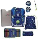 DerDieDas&reg; Schulranzen DerDieDas ErgoFlex Tiny LED Moon Mission Schulranzenset