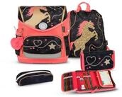Belmil Schulranzen Belmil Premium Compact Plus Schulranzenset 5-teilig -...