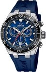 JAGUAR Chronograph Jaguar Herrenuhr Silikon blau Jaguar, (Chronograph), Herren