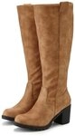 LASCANA Weitschaftstiefel Stiefel, Stiefelette, langer Stiefel, Blockabsatz,...