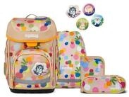 ergobag Schulranzen Schulranzen-Set CUBO Flower PowB&auml;r 5-teilig, 25/26 (5-teilig),