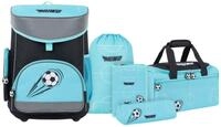 MUWO Schulranzen Kinder Schulranzen Set 5-tlg. verschiedene Motive