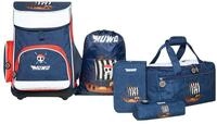 MUWO Schulranzen Kinder Schulranzen Set 5-tlg. verschiedene Motive