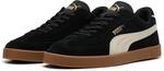 Sneaker PUMA "CLUB II ERA SUEDE", Herren, Gr. 47, schwarz (puma schwarz, alpine snow,